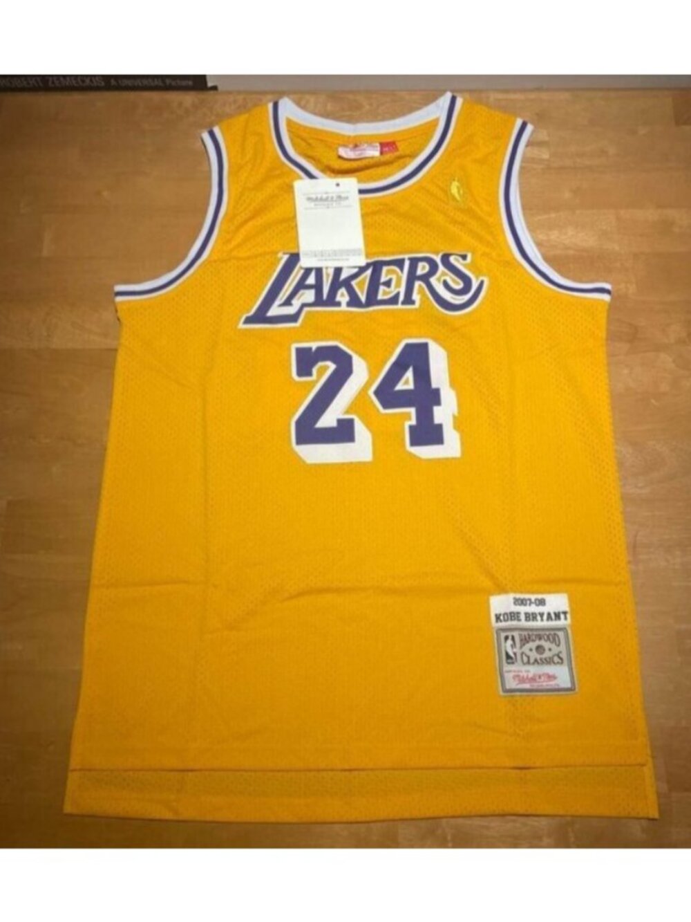 NBA Los Angeles Lakers Kobe Bryant #24 2007-08 Jersey Large Mitchell & Ness NWT